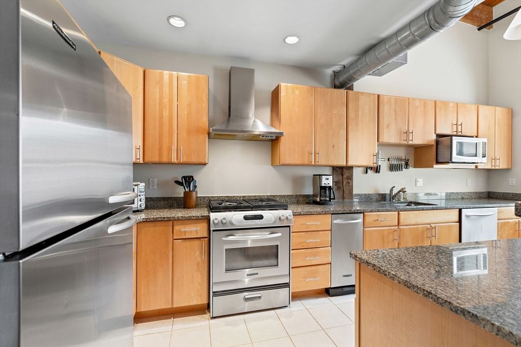 Interior, Kitchen, Recessed Lighting, Stainless Steel Appliances