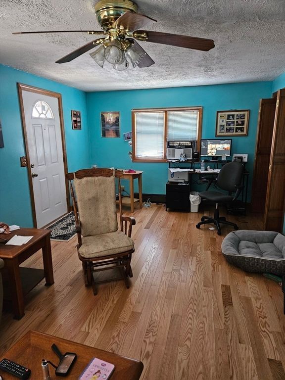 Home Office, Interior, Wood Texture Flooring