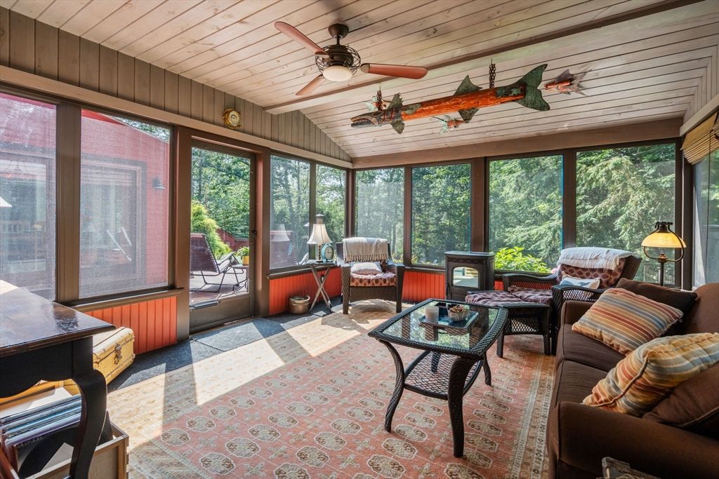 Interior, Living room, Sun Room, Wooden Ceilings, Wood Texture Flooring
