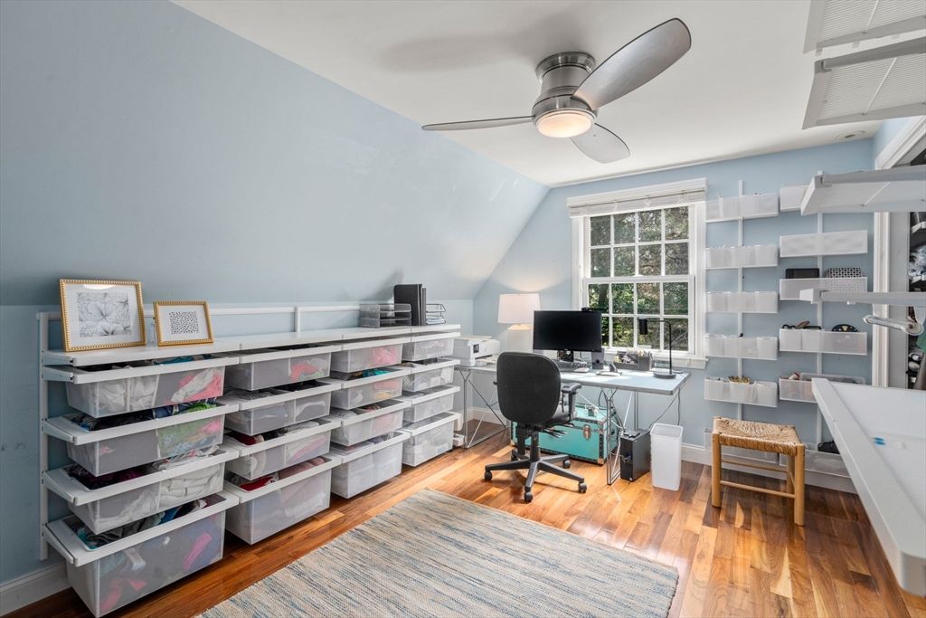 Home Office, Interior, Wood Texture Flooring