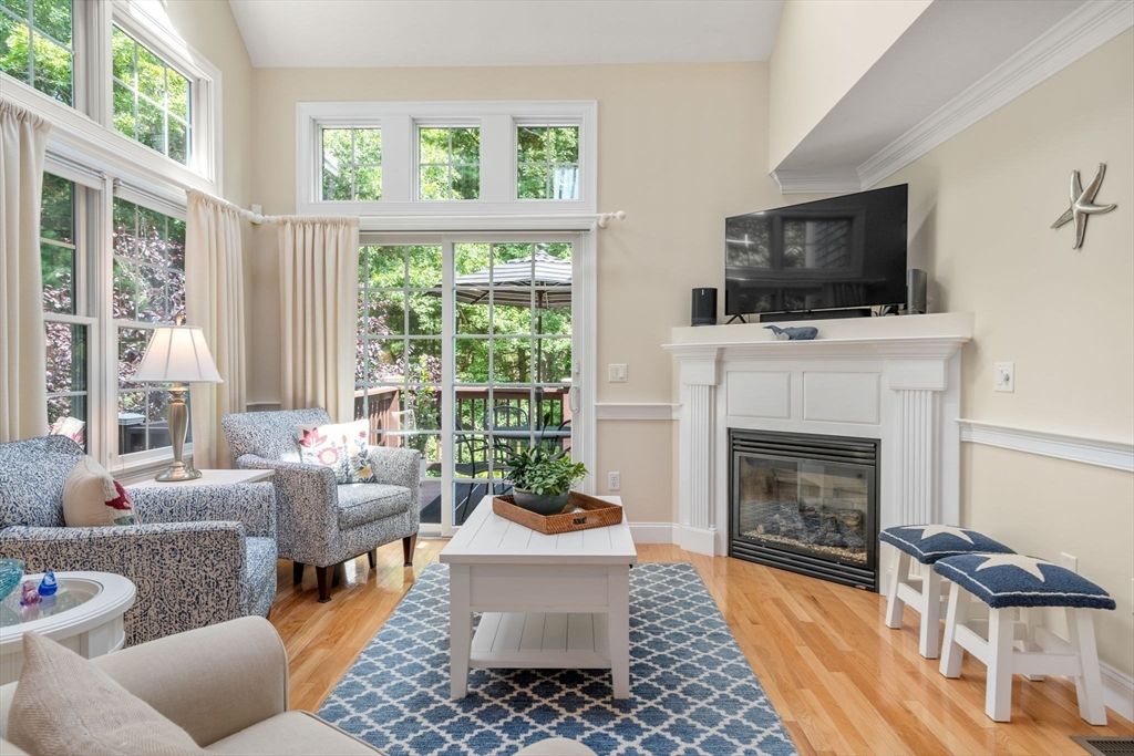 Fireplace, Interior, Living room, Wood Texture Flooring