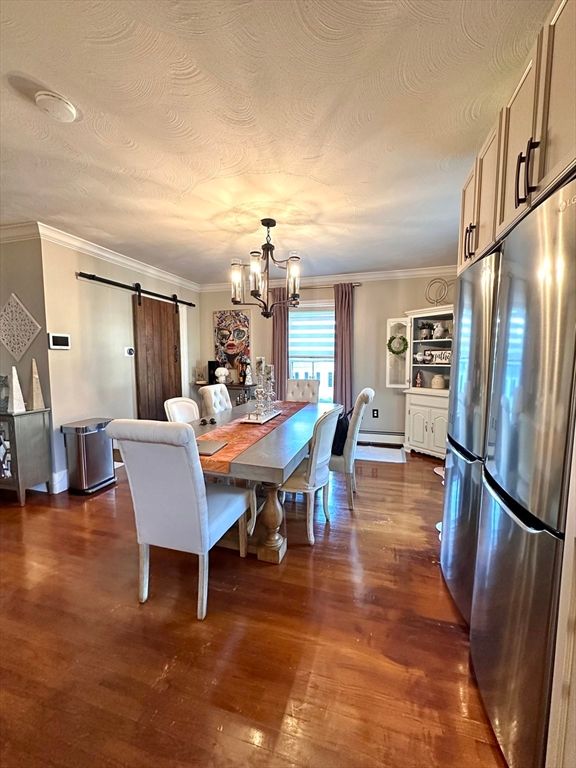 Chandelier, Dining room, Interior, Kitchen, Wood Texture Flooring
