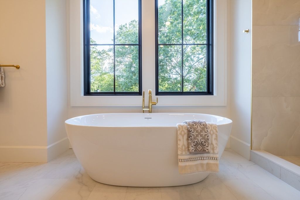 Bathroom, Free Standing Baths, Interior, Marble