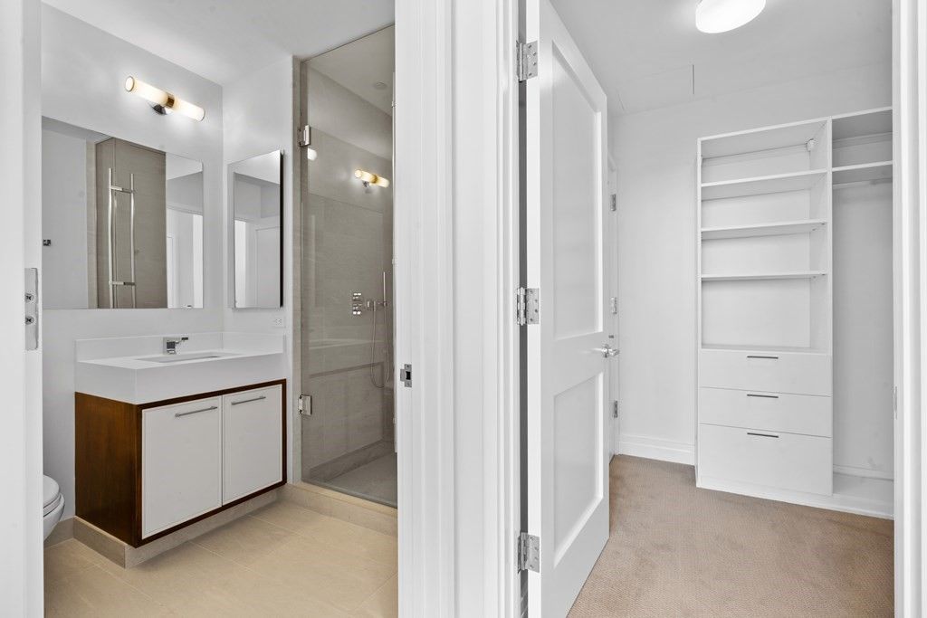 Bathroom, Glass Shower, Interior, Walk-in Closets