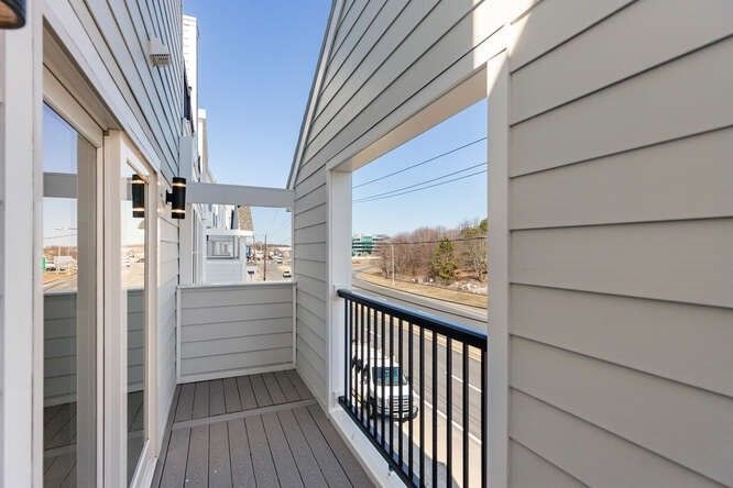 Exterior, Wood Texture Flooring