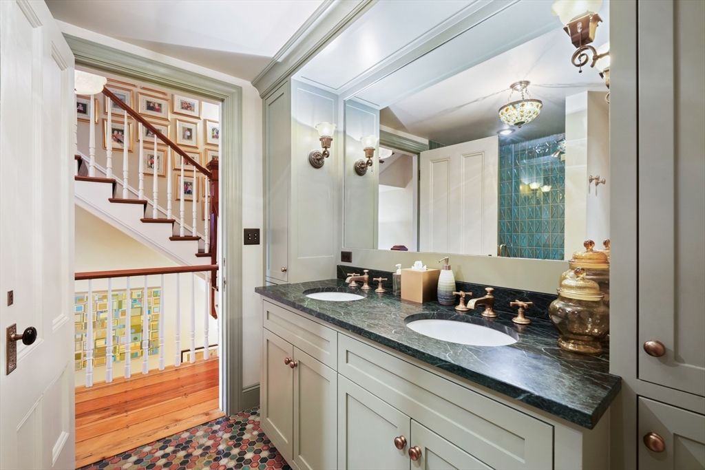 Bathroom, Interior, Wood Texture Flooring
