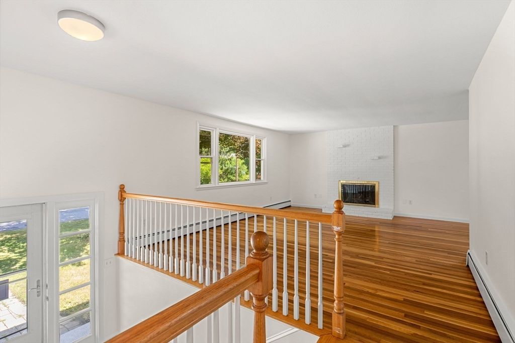 Fireplace, Interior, Wood Texture Flooring