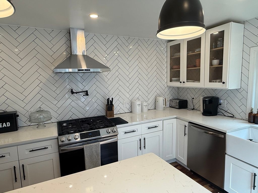 Interior, Kitchen, Recessed Lighting, Stainless Steel Appliances