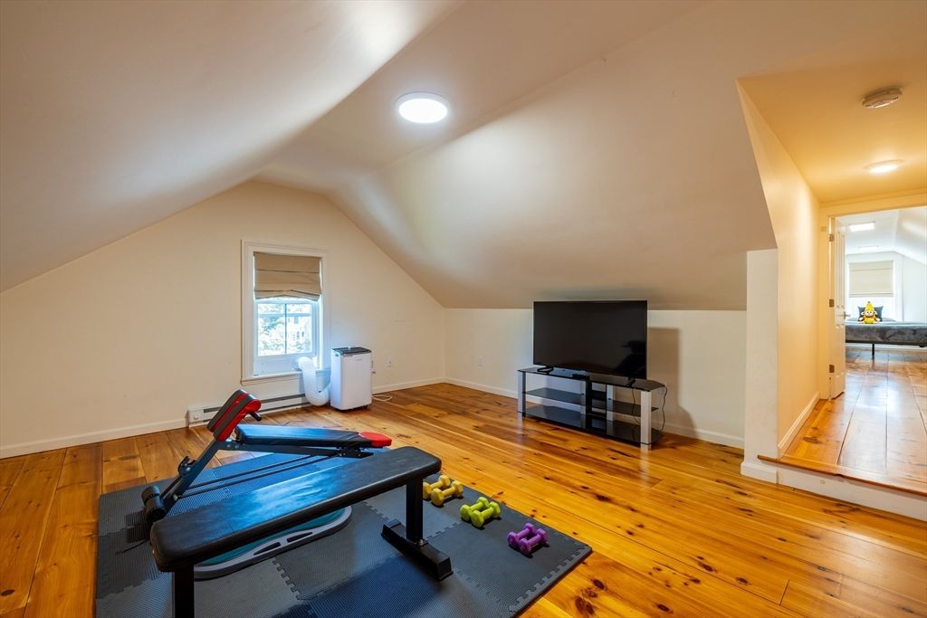 Fitness Equipment, Interior, Wood Texture Flooring