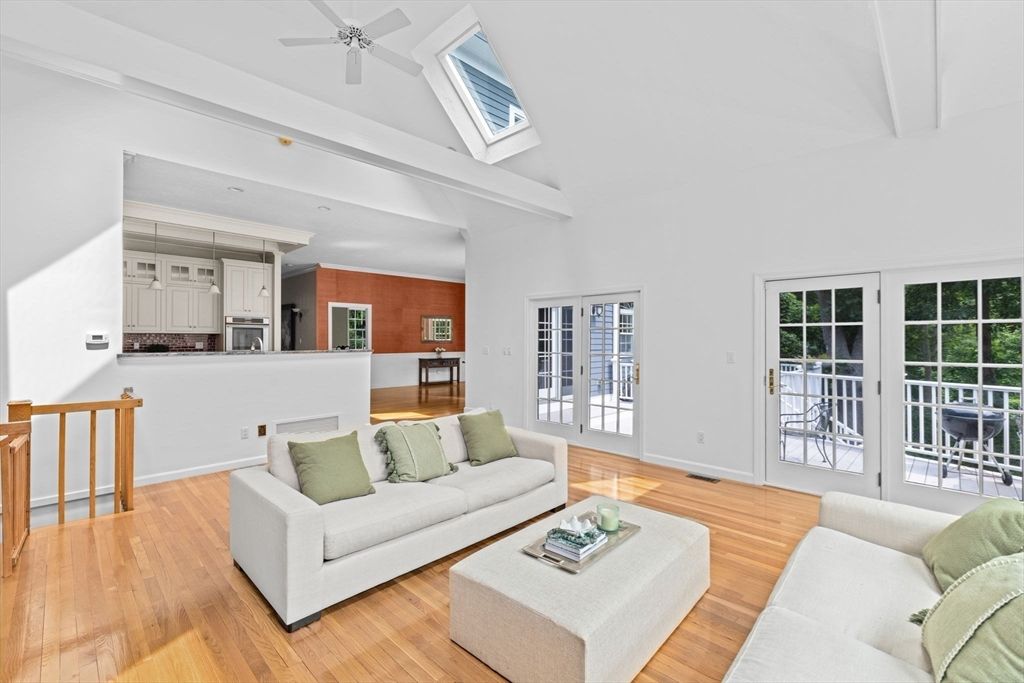 Interior, Kitchen, Living room, Stainless Steel Appliances, Wood Texture Flooring