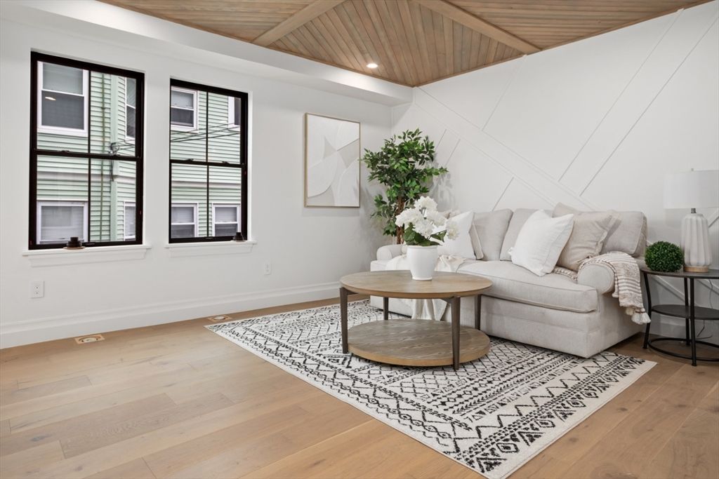 Interior, Living room, Recessed Lighting, Wooden Ceilings, Wood Texture Flooring