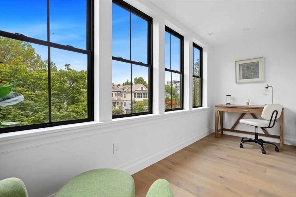 Home Office, Interior, Wood Texture Flooring
