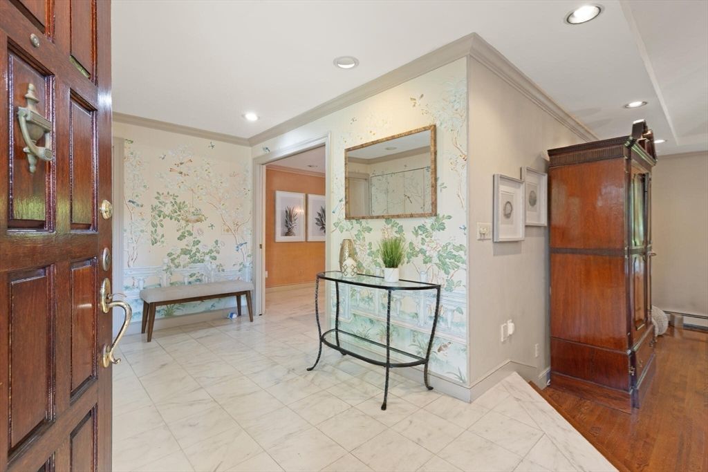 Interior, Marble, Recessed Lighting