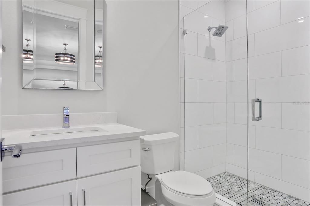 Bathroom, Glass Shower, Interior