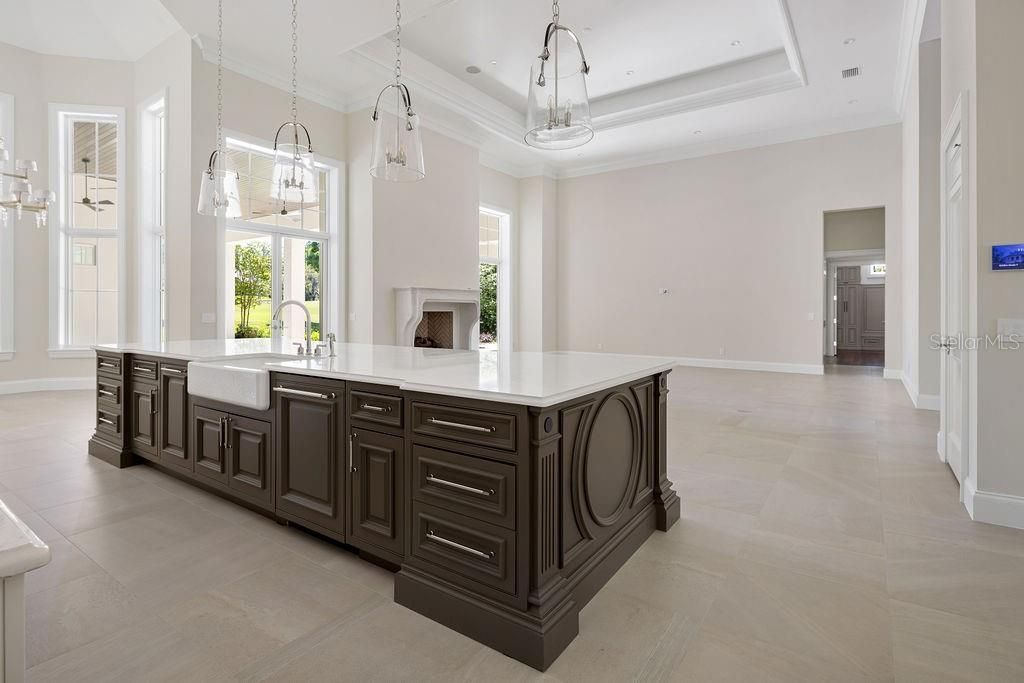 Interior, Kitchen, Pendant Lights, Recessed Lighting