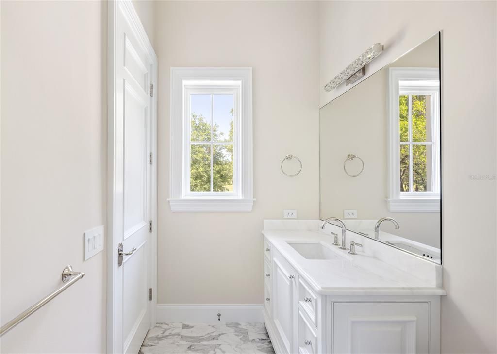 Bathroom, Dual Sink Vanities, Interior, Marble