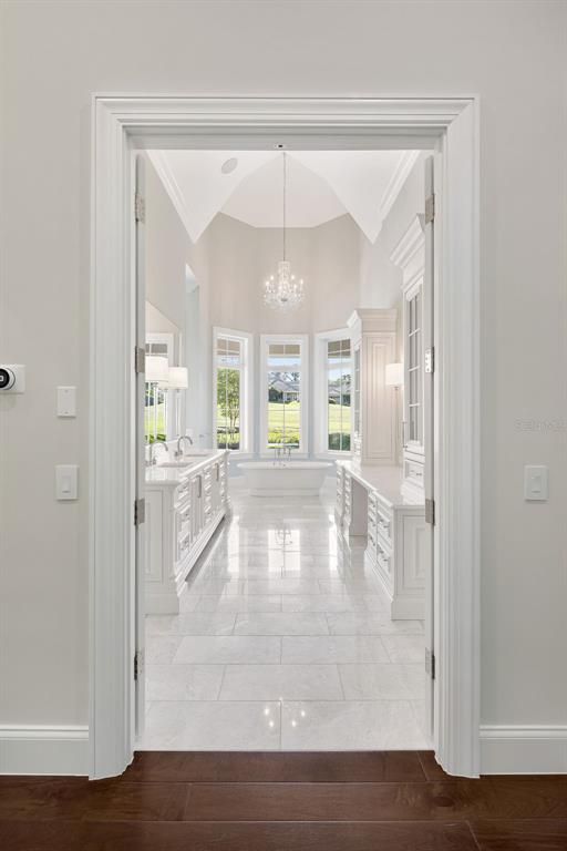 Chandelier, Interior, Marble, Pendant Lights, Wood Texture Flooring