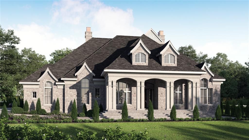 Exterior, Facade, French Provincial
