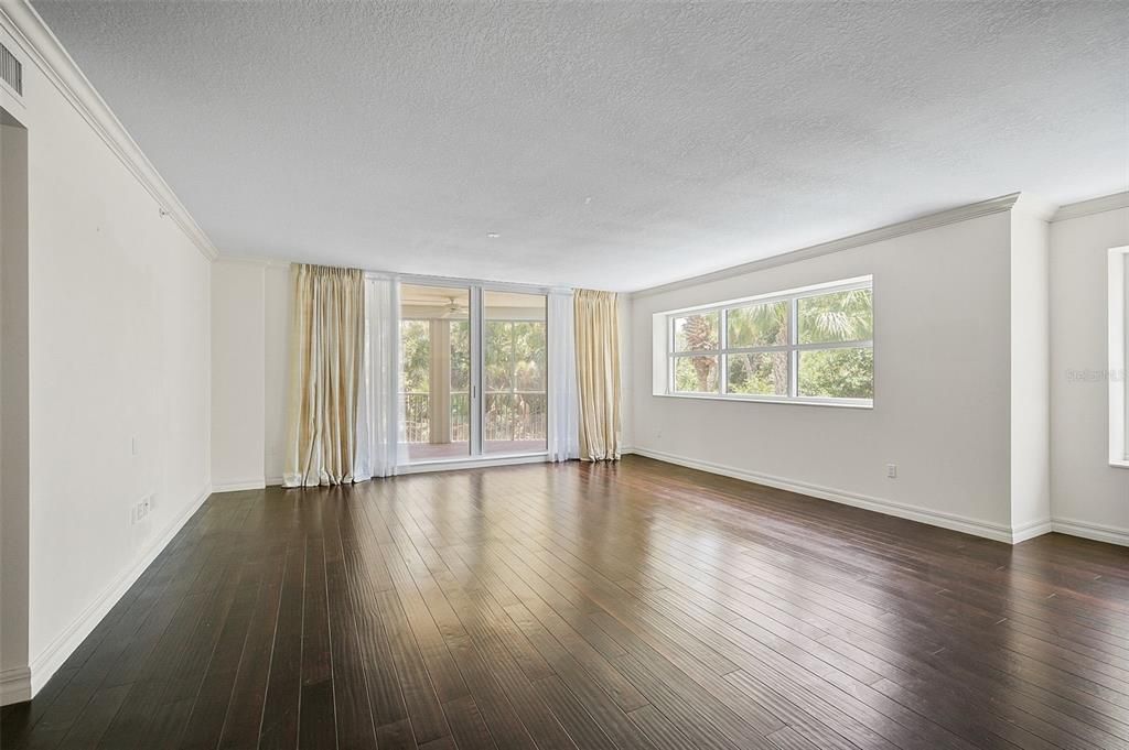 Empty room, Interior, Wood Texture Flooring