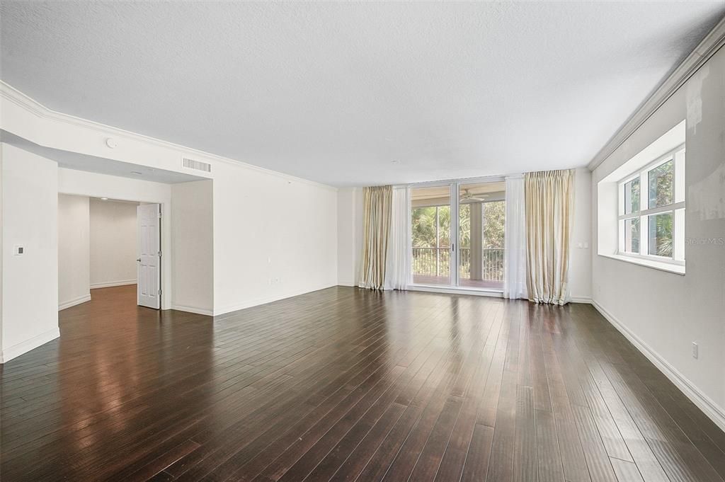 Empty room, Interior, Wood Texture Flooring