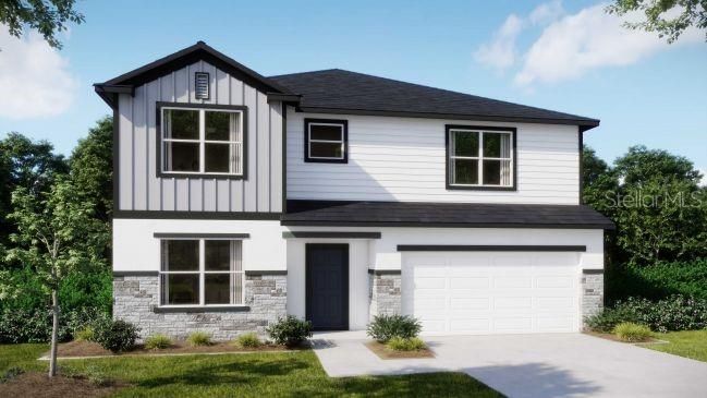 Attached, Exterior, Facade, Farmhouse