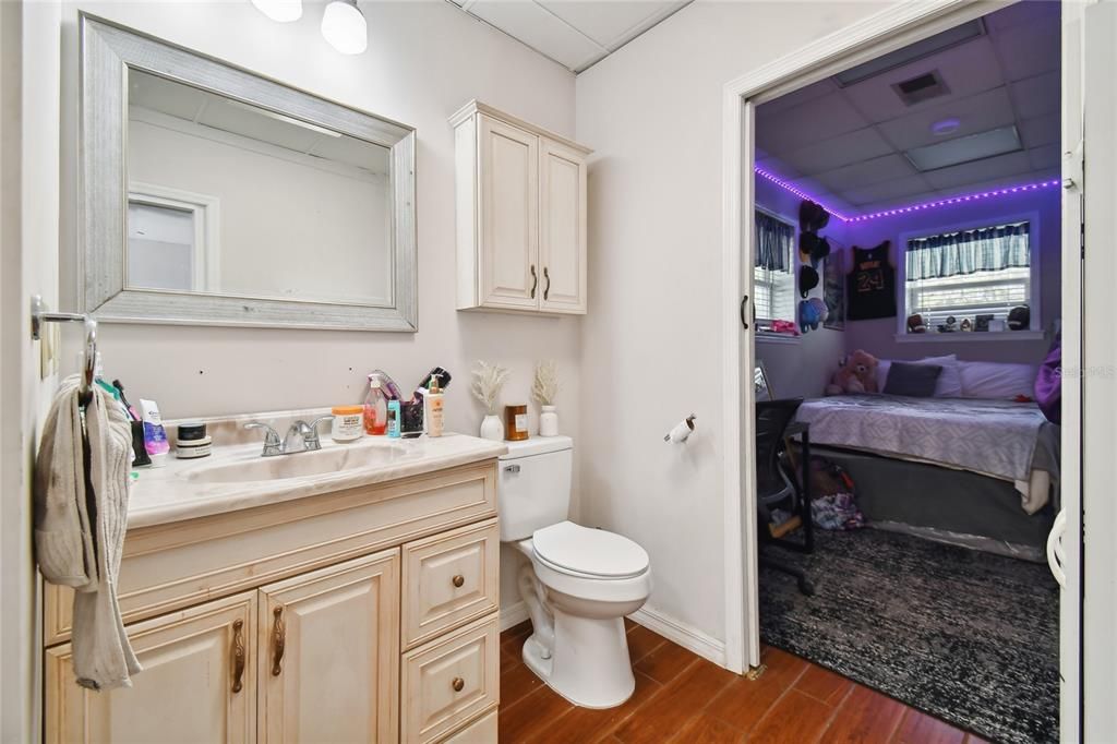 Bathroom, Bedroom, Interior, Wood Texture Flooring