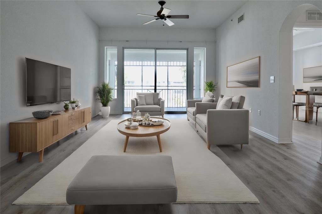 Interior, Living room, Wood Texture Flooring