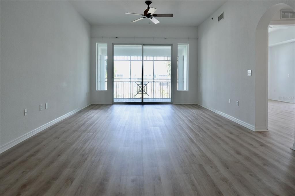 Empty room, Interior, Wood Texture Flooring