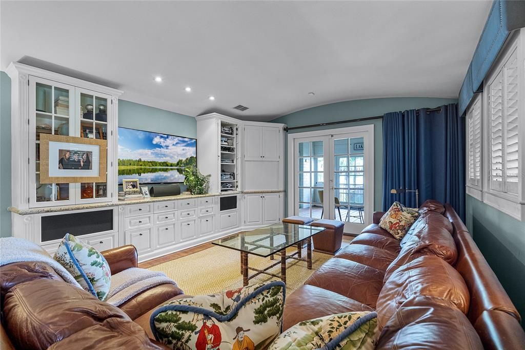 Interior, Living room, Recessed Lighting