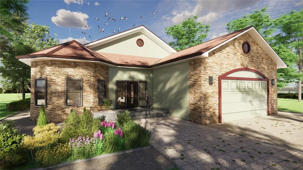 Attached, Exterior, Facade, Brick Facade, Brick Traditional