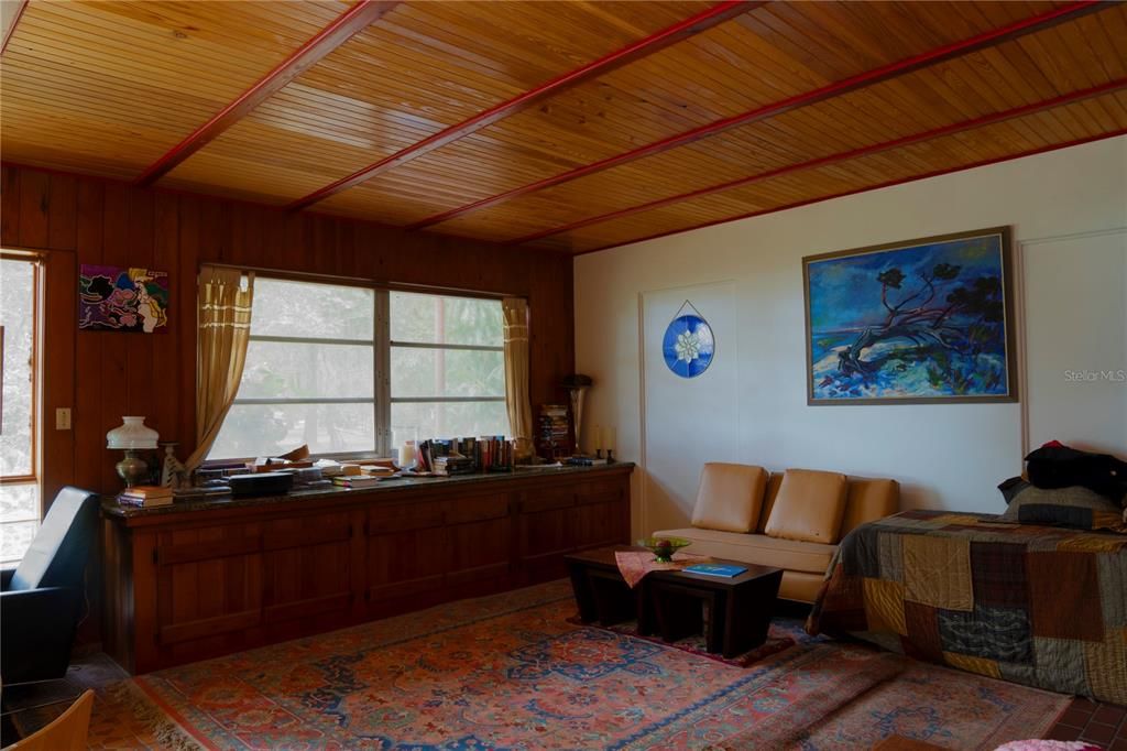 Home Office, Interior, Wooden Beams, Wooden Ceilings, Wooden Walls