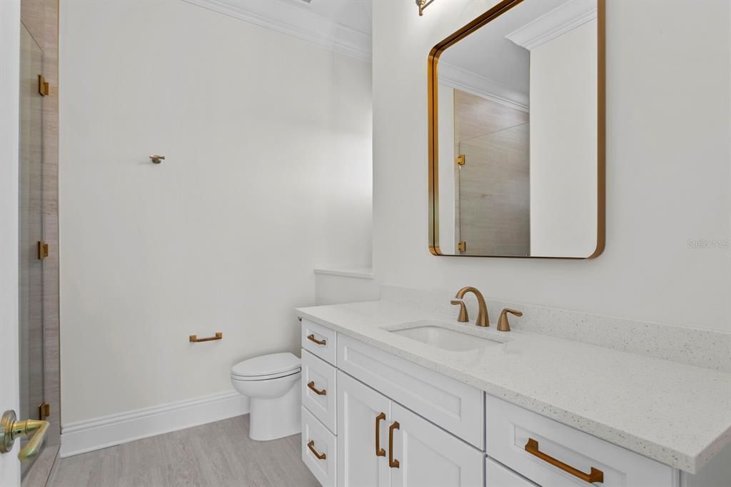 Bathroom, Interior, Wood Texture Flooring