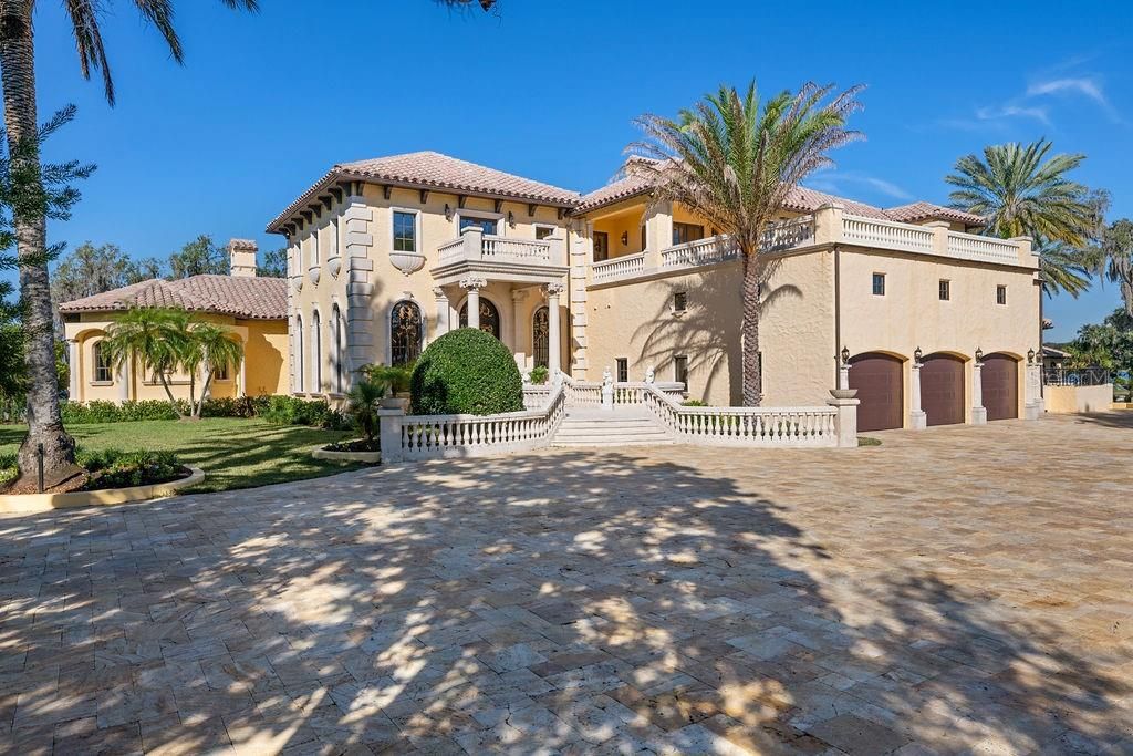 Attached, Backyard, Exterior, Facade, Mediterranean