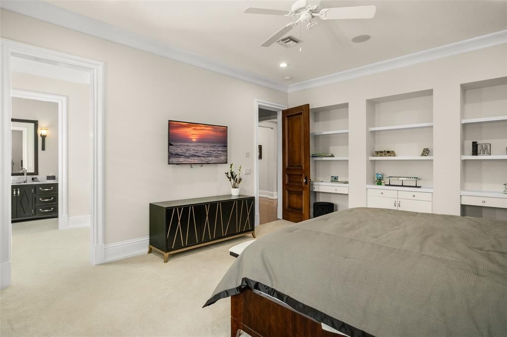 Bedroom, Interior, Recessed Lighting