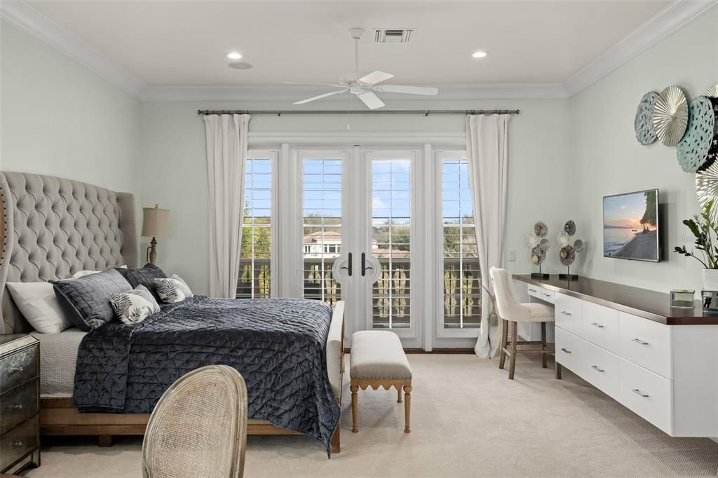 Bedroom, Home Office, Interior, Recessed Lighting