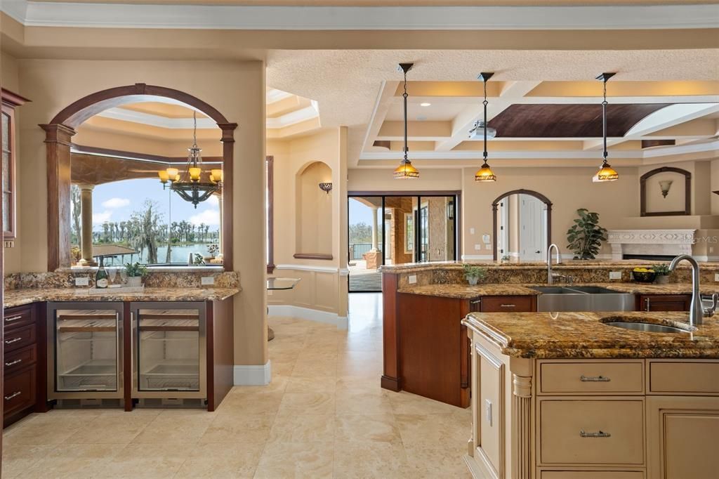 Chandelier, Interior, Kitchen, Pendant Lights