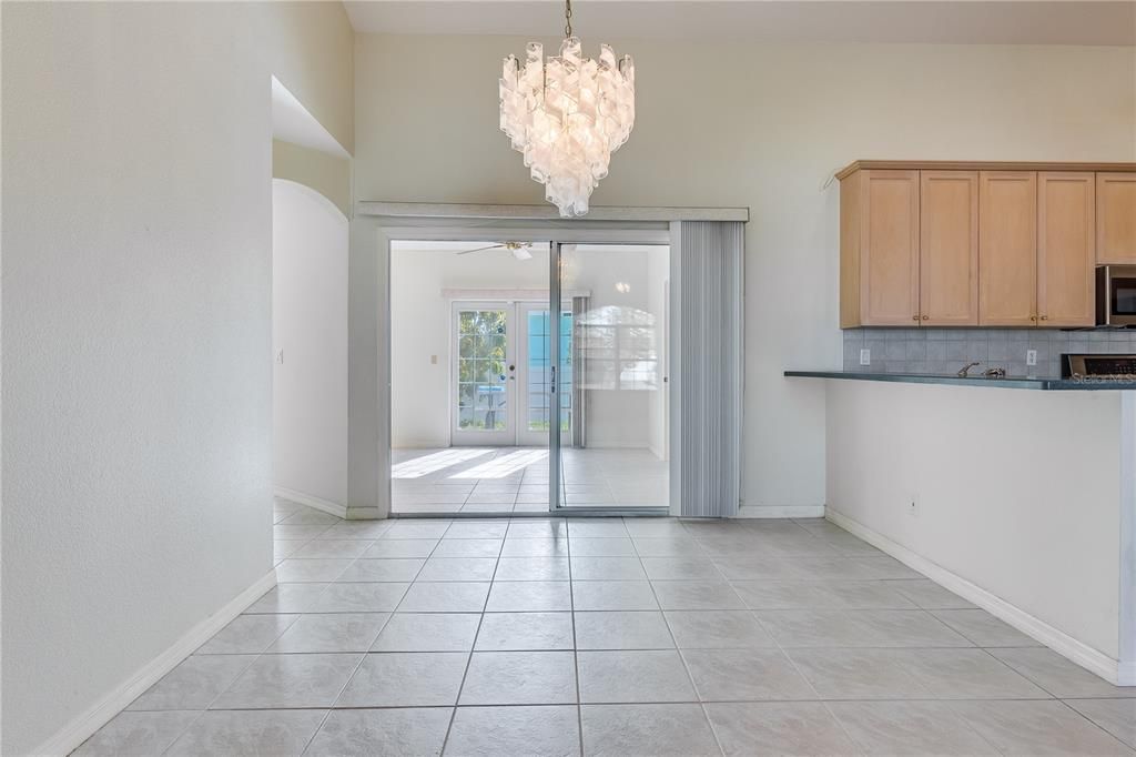 Chandelier, Interior, Kitchen