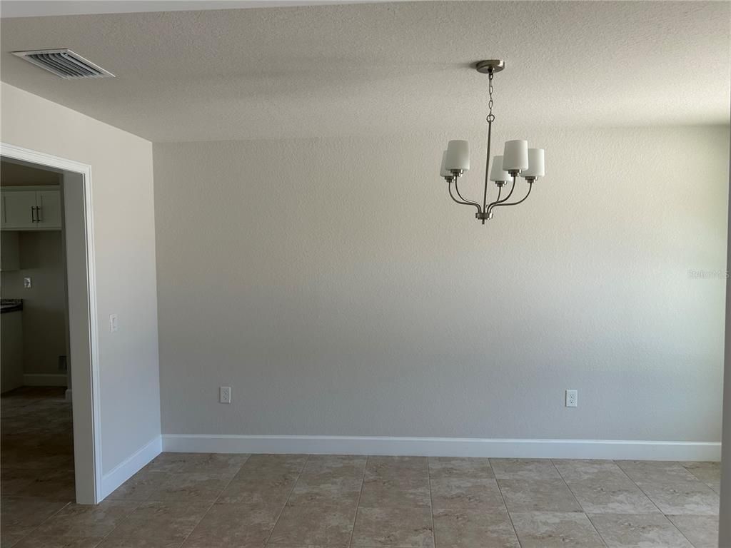 Chandelier, Empty room, Interior