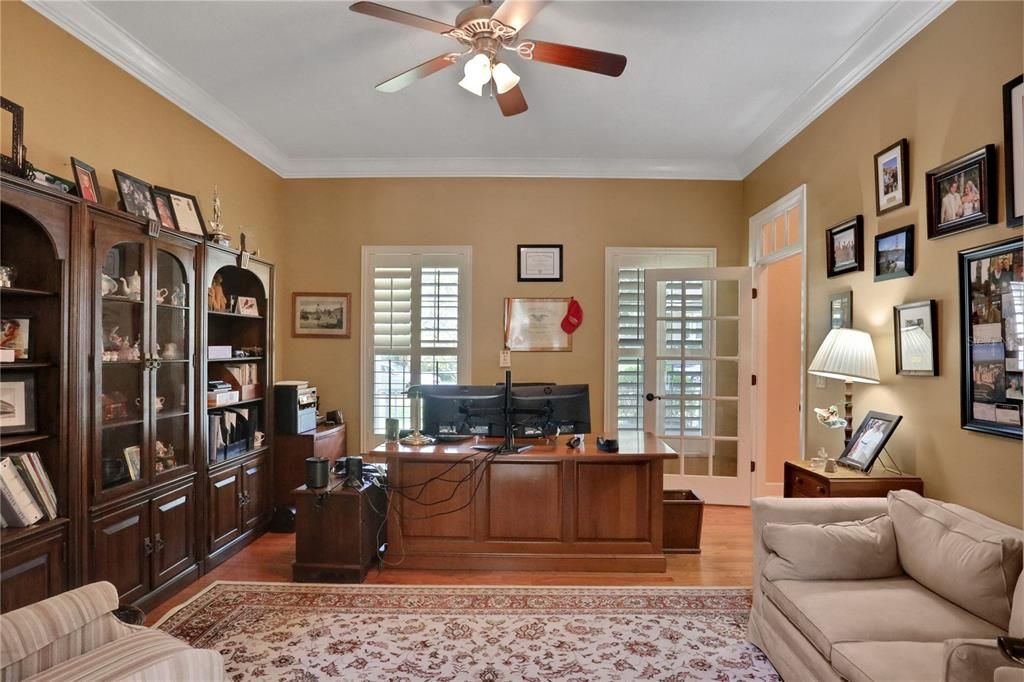 Home Office, Interior, Wood Texture Flooring