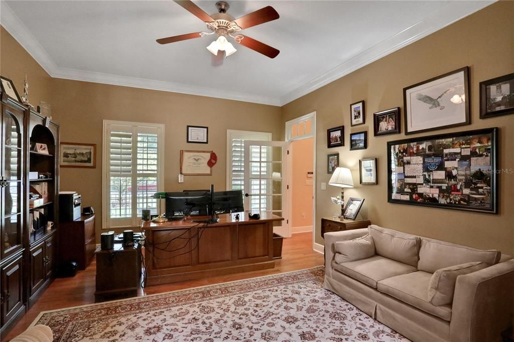Home Office, Interior, Wood Texture Flooring