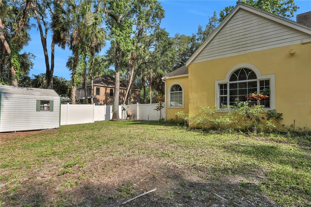 Backyard, Exterior