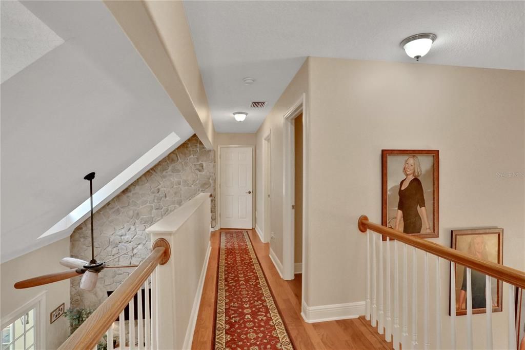 Interior, Stone Walls, Wood Texture Flooring
