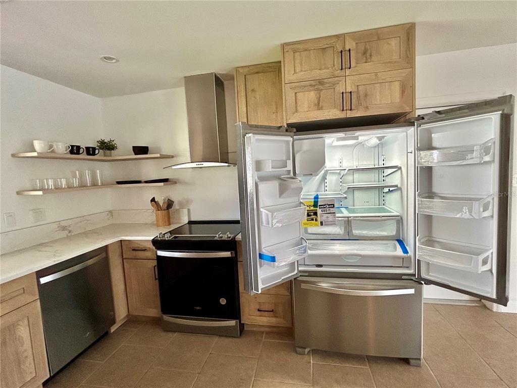 Interior, Kitchen, Recessed Lighting, Stainless Steel Appliances