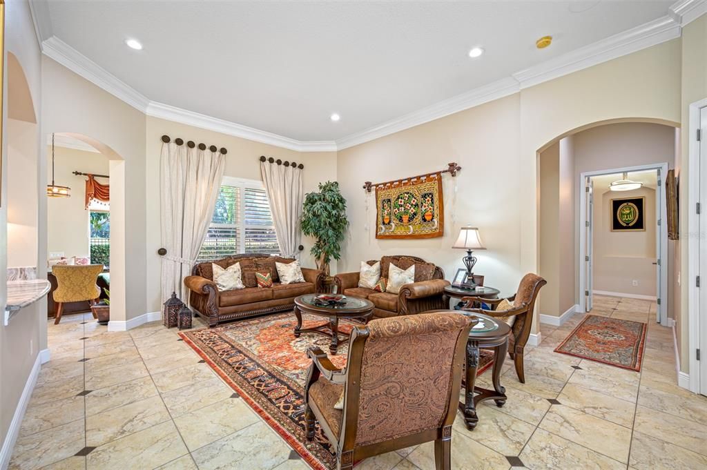 Dining room, Interior, Living room, Recessed Lighting