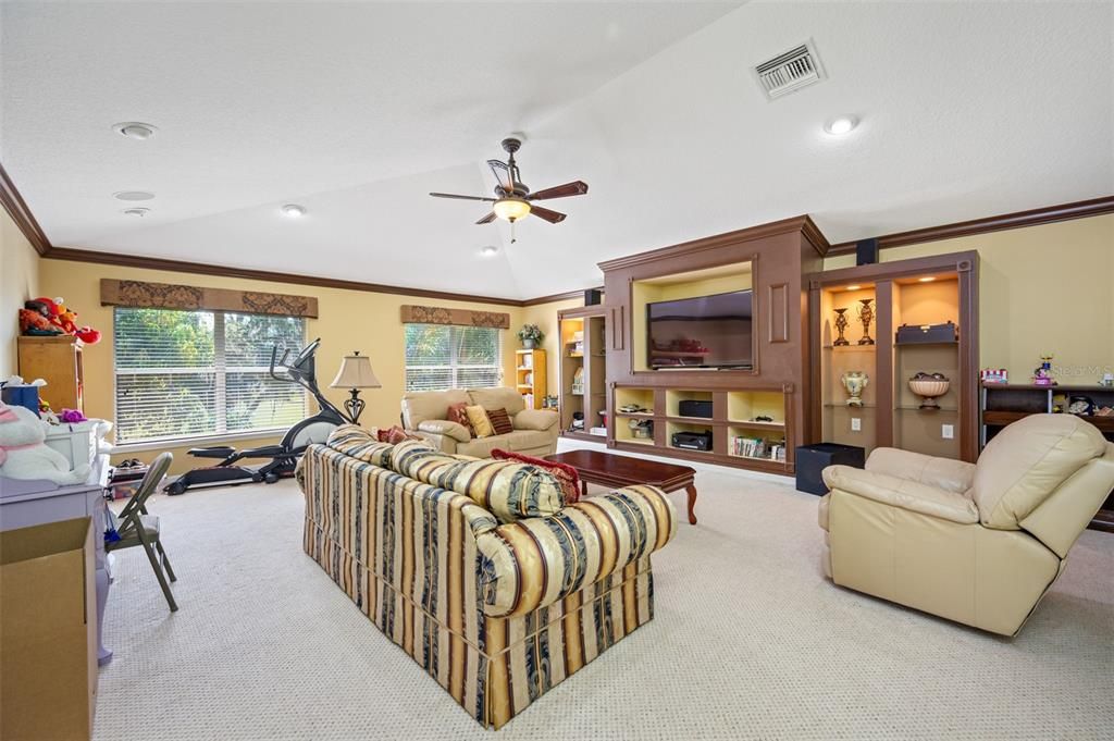 Interior, Living room, Recessed Lighting