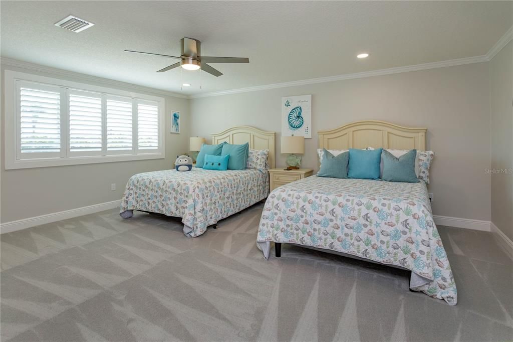 Bedroom, Interior, Recessed Lighting