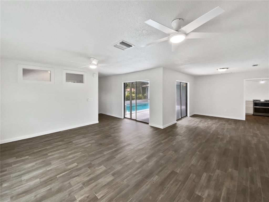 Empty room, Interior, Wood Texture Flooring