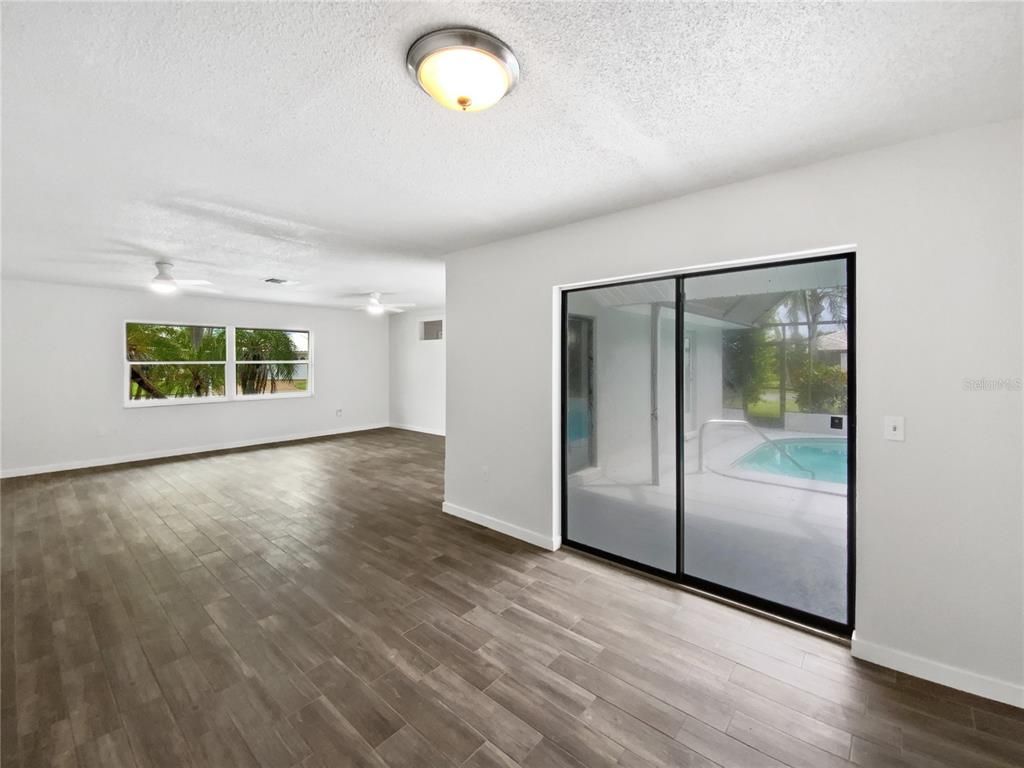 Empty room, Interior, Wood Texture Flooring