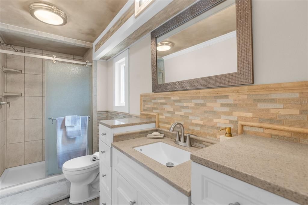 Bathroom, Glass Shower, Interior