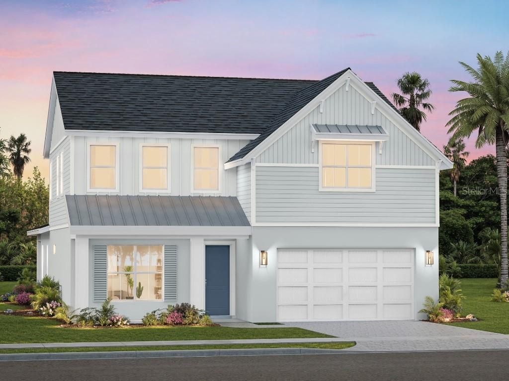 Attached, Exterior, Facade, Farmhouse